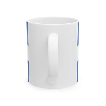 Flag of Liberty of the Athenians (Greece) White Coffee Mug - Go Mug Yourself