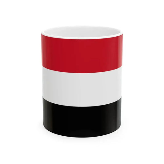Flag of Libya 1969-1972 (Libya) White Coffee Mug 11oz - Go Mug Yourself