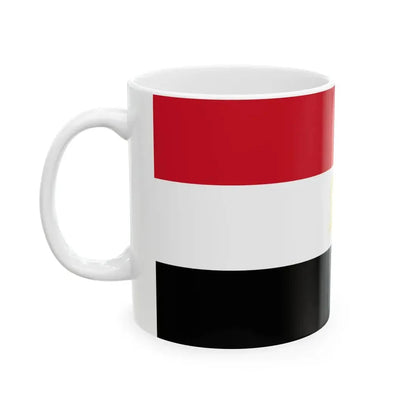 Flag of Libya 1972-1977 1-2 (Libya) White Coffee Mug - Go Mug Yourself