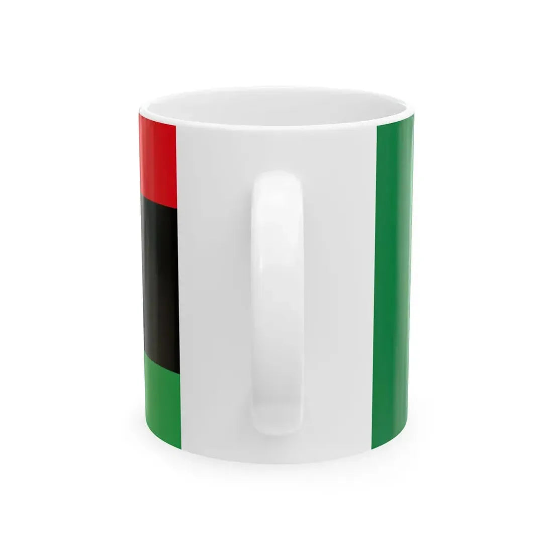 Flag of Libya 2011 combined (Libya) White Coffee Mug - Go Mug Yourself