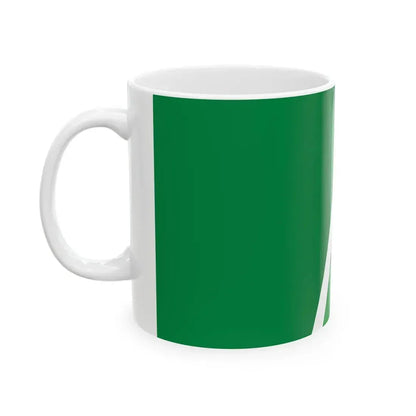 Flag of Libya 2011 combined (Libya) White Coffee Mug - Go Mug Yourself