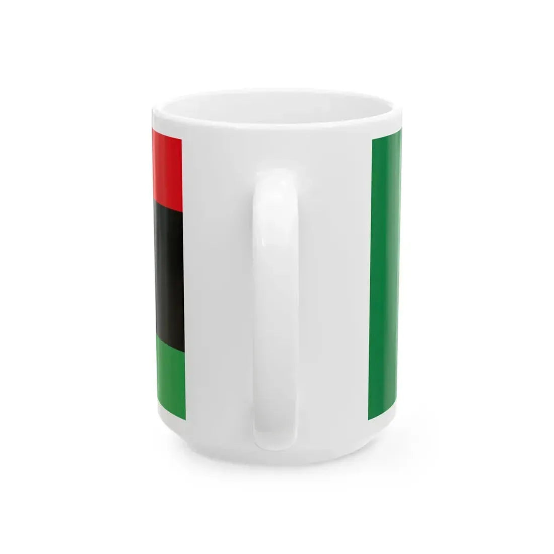 Flag of Libya 2011 combined (Libya) White Coffee Mug - Go Mug Yourself
