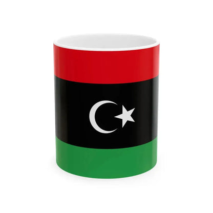 Flag of Libya (Libya) White Coffee Mug 11oz - Go Mug Yourself