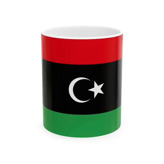 Flag of Libya (Libya) White Coffee Mug 11oz - Go Mug Yourself