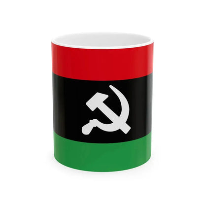 Flag of Libya Red Alert 2 (Libya) White Coffee Mug 11oz - Go Mug Yourself