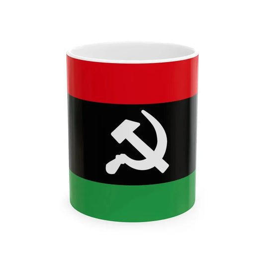 Flag of Libya Red Alert 2 (Libya) White Coffee Mug 11oz - Go Mug Yourself
