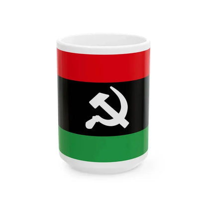 Flag of Libya Red Alert 2 (Libya) White Coffee Mug 15oz - Go Mug Yourself