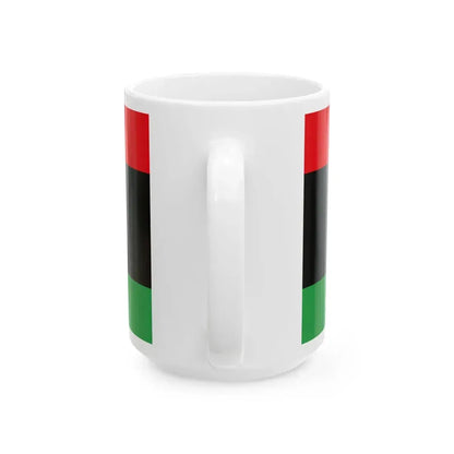 Flag of Libya Red Alert 2 (Libya) White Coffee Mug - Go Mug Yourself