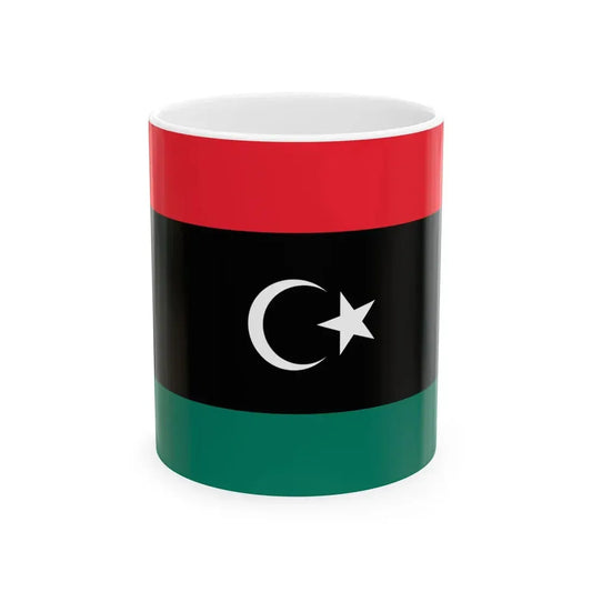 Flag of Libya Variant (Libya) White Coffee Mug 11oz - Go Mug Yourself