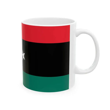 Flag of Libya Variant (Libya) White Coffee Mug - Go Mug Yourself