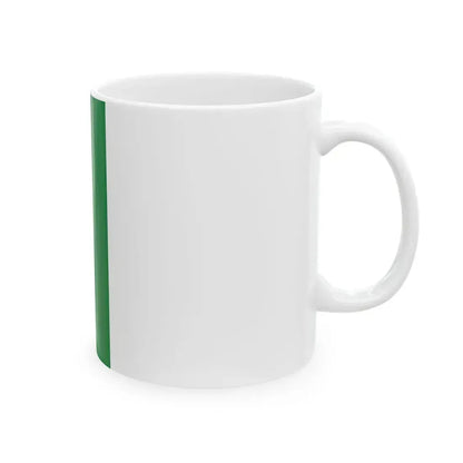 Flag of Libya vertical 1977-2011 (Libya) White Coffee Mug - Go Mug Yourself