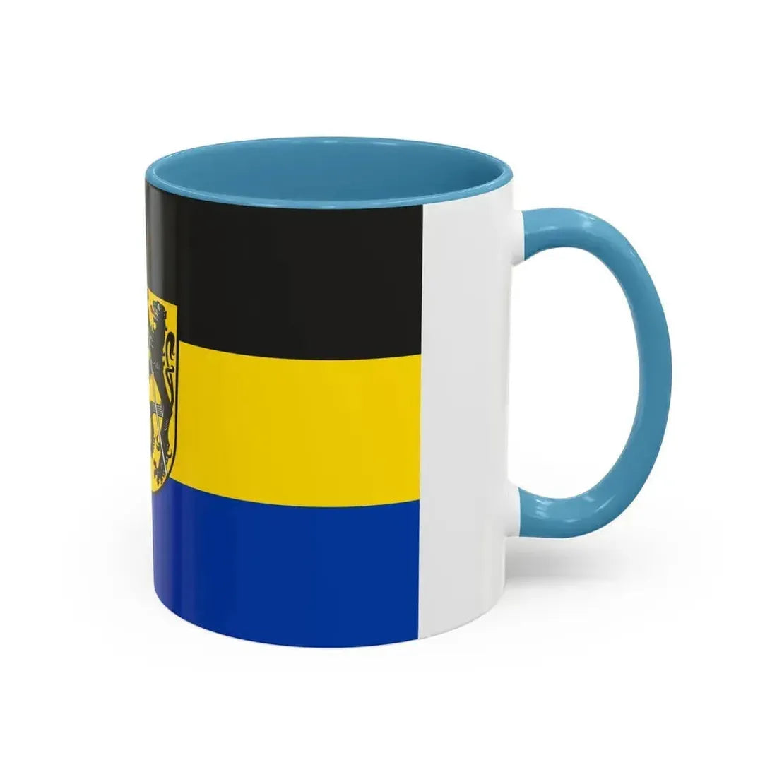 Flag of Lichtenfels Germany - Accent Coffee Mug - Go Mug Yourself