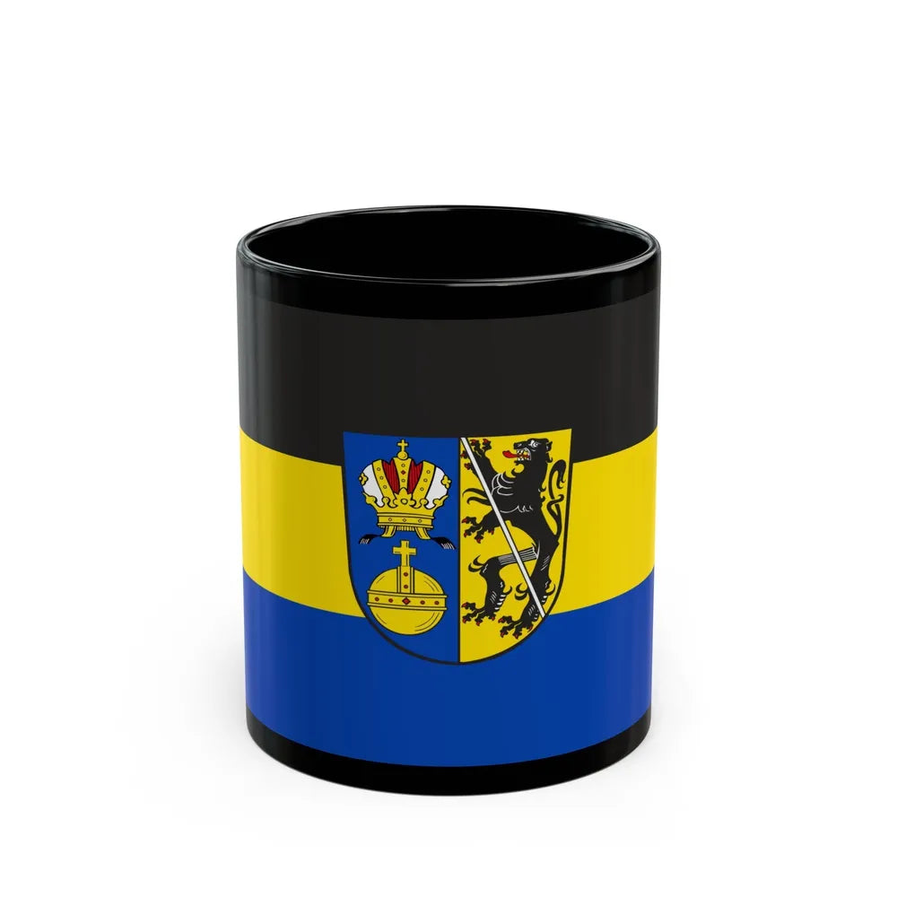 Flag of Lichtenfels Germany - Black Coffee Mug-11oz-Go Mug Yourself