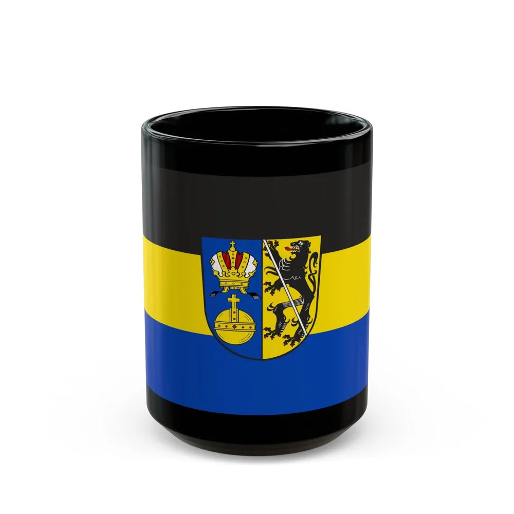 Flag of Lichtenfels Germany - Black Coffee Mug-15oz-Go Mug Yourself