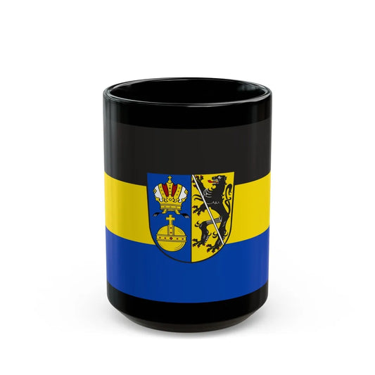 Flag of Lichtenfels Germany - Black Coffee Mug-15oz-Go Mug Yourself