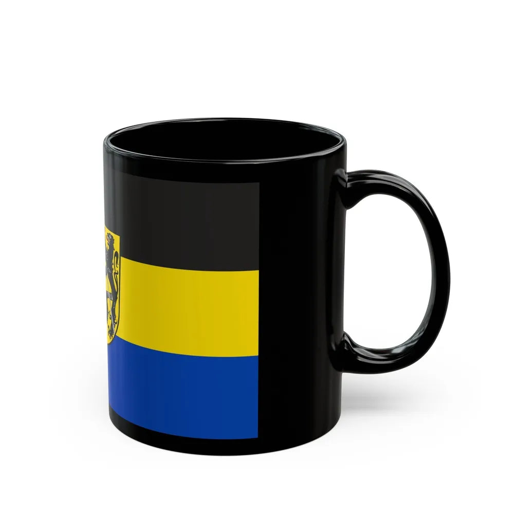 Flag of Lichtenfels Germany - Black Coffee Mug-Go Mug Yourself