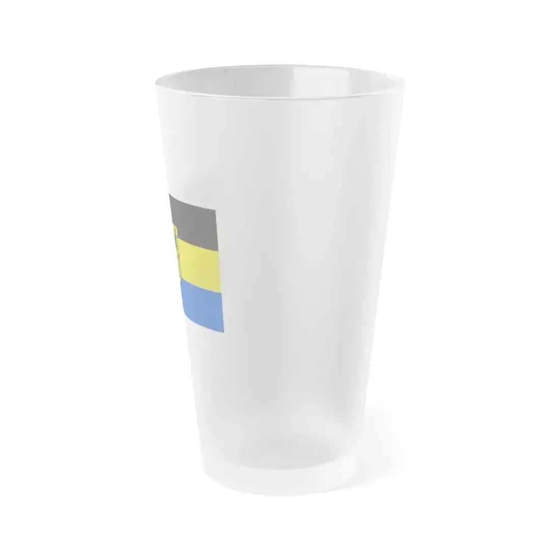 Flag of Lichtenfels Germany - Frosted Pint Glass 16oz - Go Mug Yourself