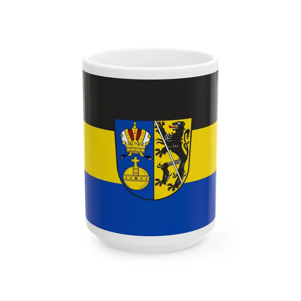 Flag of Lichtenfels Germany - White Coffee Mug-15oz-Go Mug Yourself