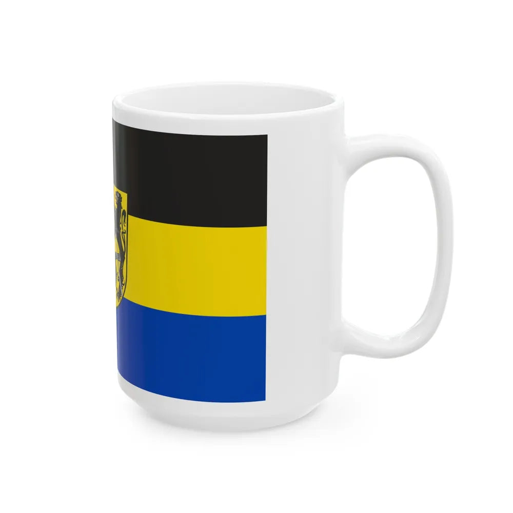 Flag of Lichtenfels Germany - White Coffee Mug-Go Mug Yourself