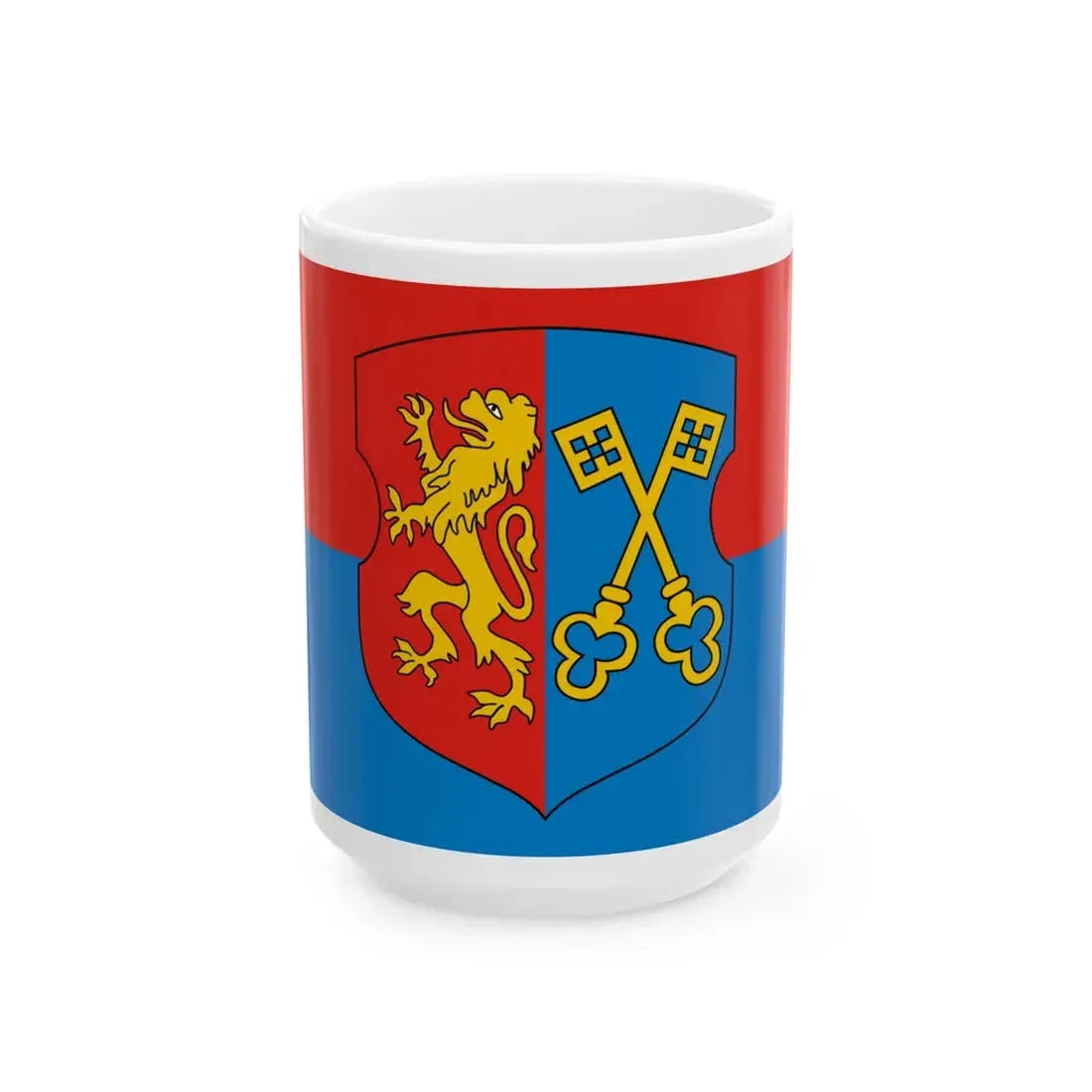 Flag of Lida (Belarus) White Coffee Mug 15oz - Go Mug Yourself