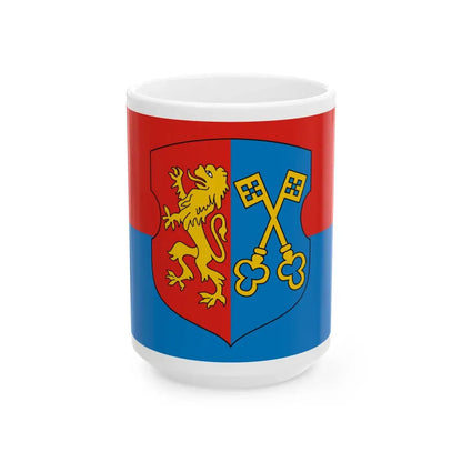 Flag of Lida (Belarus) White Coffee Mug 15oz - Go Mug Yourself
