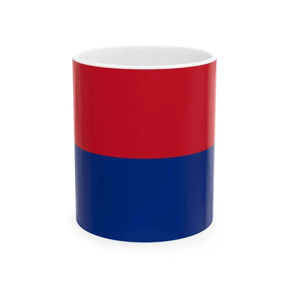 Flag of Liechtenstein 1936 Summer Olympics 3-2 (Liechtenstein) White Coffee Mug 11oz - Go Mug Yourself