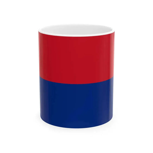 Flag of Liechtenstein 1936 Summer Olympics (Liechtenstein) White Coffee Mug 11oz - Go Mug Yourself
