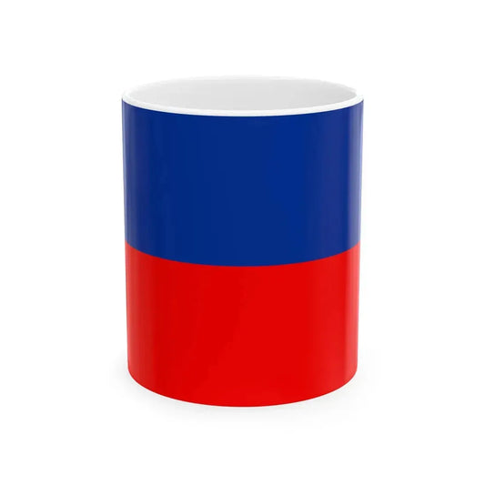 Flag of Liechtenstein old blue red (Liechtenstein) White Coffee Mug 11oz - Go Mug Yourself
