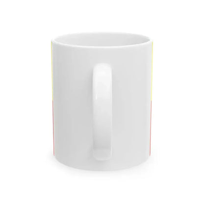 Flag of Liechtenstein old yellow red (Liechtenstein) White Coffee Mug - Go Mug Yourself