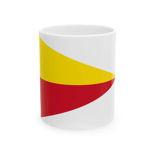 Flag of Liechtenstein princely house pennant (Liechtenstein) White Coffee Mug 11oz - Go Mug Yourself