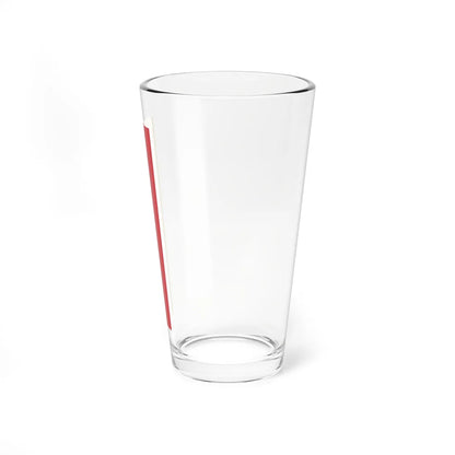 Flag of Liechtenstein princely house vertical (Liechtenstein) Pint Glass 16oz - Go Mug Yourself