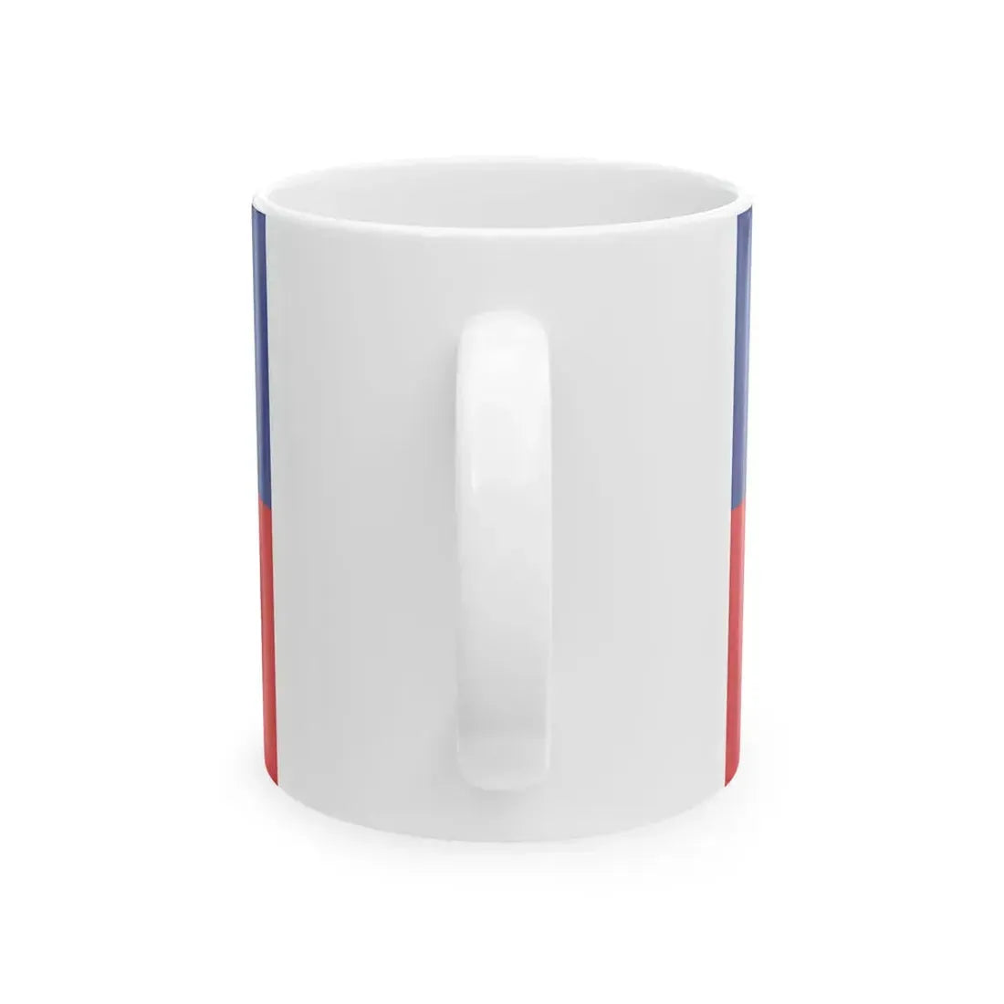 Flag of Liechtenstein RGB (Liechtenstein) White Coffee Mug - Go Mug Yourself