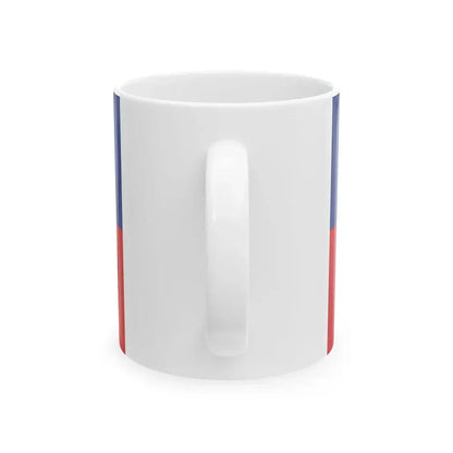 Flag of Liechtenstein RGB (Liechtenstein) White Coffee Mug - Go Mug Yourself