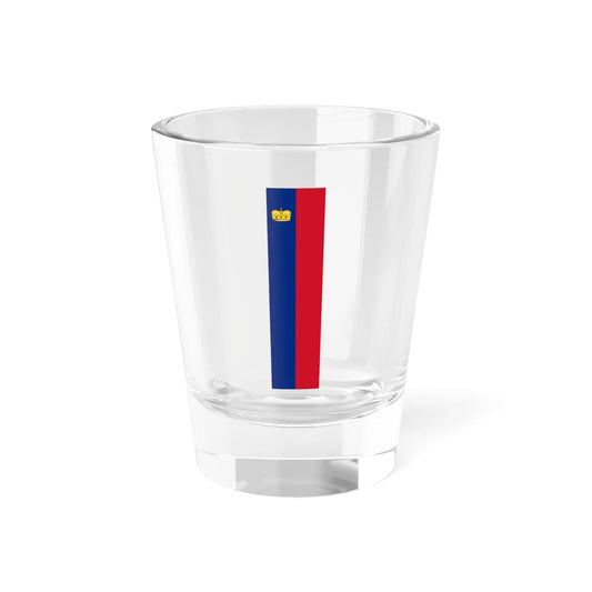 Flag of Liechtenstein vertical 1939 (Liechtenstein) Shot Glass 1.5oz 1.5oz - Go Mug Yourself