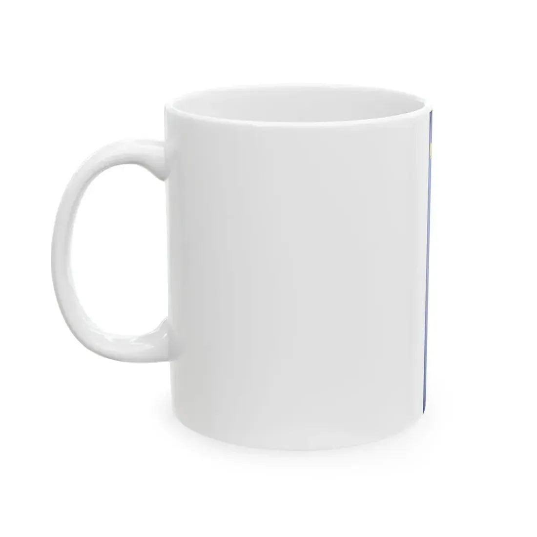 Flag of Liechtenstein vertical 1939 (Liechtenstein) White Coffee Mug - Go Mug Yourself