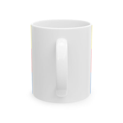 Flag of Liedekerke (Belgium) White Coffee Mug-Go Mug Yourself