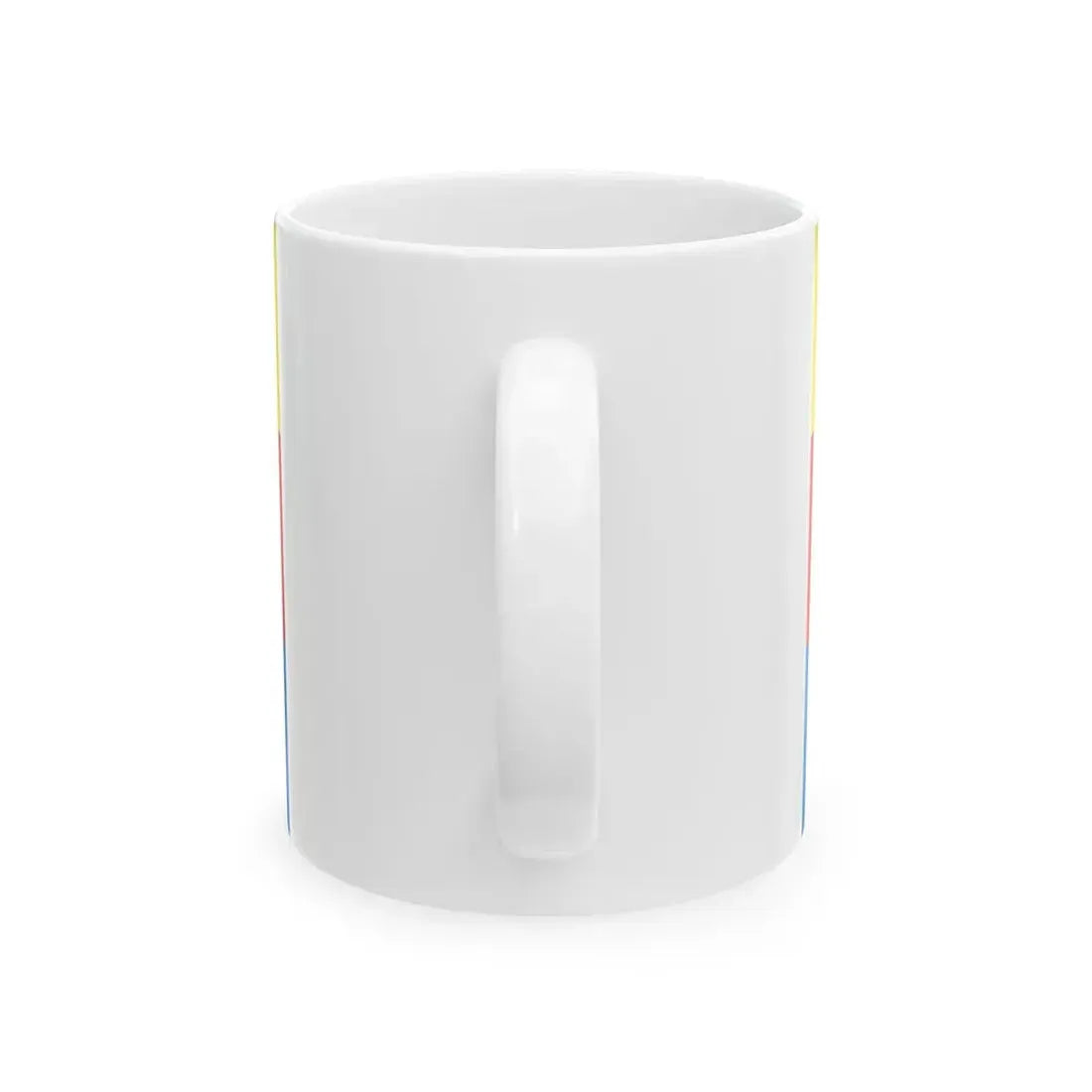 Flag of Liedekerke (Belgium) White Coffee Mug - Go Mug Yourself