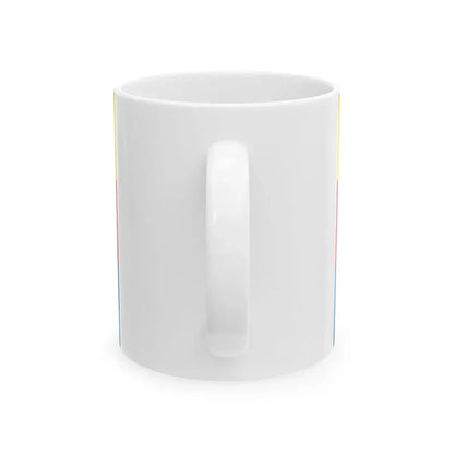 Flag of Liedekerke (Belgium) White Coffee Mug - Go Mug Yourself