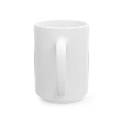 Flag of Liedekerke (Belgium) White Coffee Mug - Go Mug Yourself