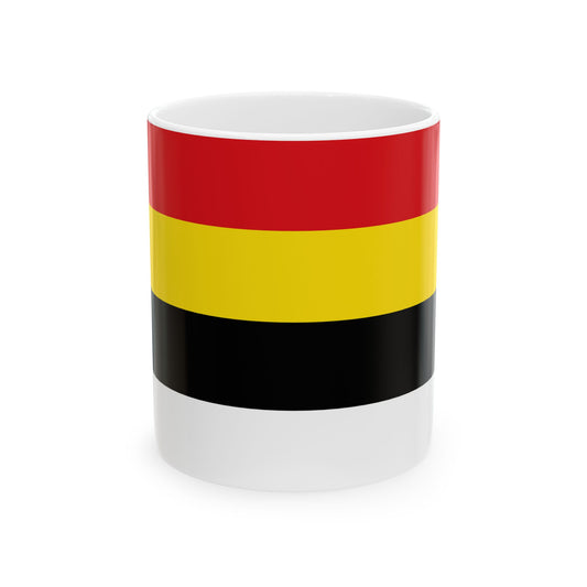 Flag of Lierde (Belgium) White Coffee Mug-11oz-Go Mug Yourself