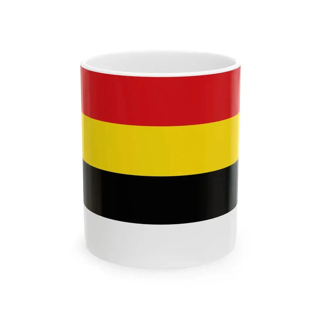Flag of Lierde (Belgium) White Coffee Mug 11oz - Go Mug Yourself
