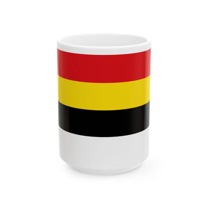 Flag of Lierde (Belgium) White Coffee Mug-15oz-Go Mug Yourself