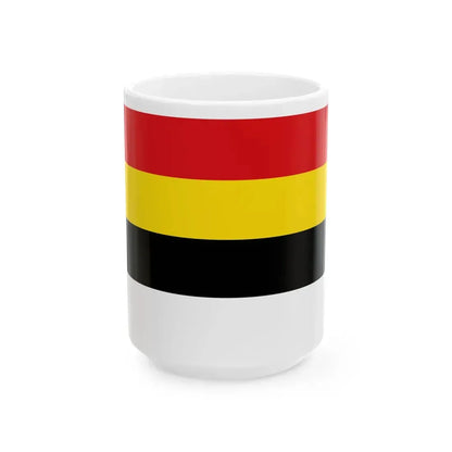 Flag of Lierde (Belgium) White Coffee Mug 15oz - Go Mug Yourself