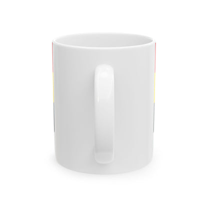 Flag of Lierde (Belgium) White Coffee Mug-Go Mug Yourself