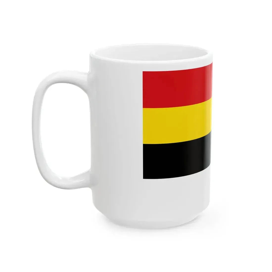 Flag of Lierde (Belgium) White Coffee Mug - Go Mug Yourself