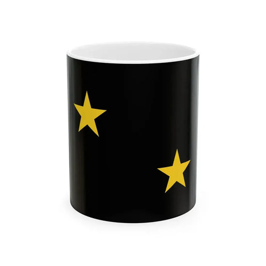 Flag of lieutenant general of the MVSN (Italy) White Coffee Mug 11oz - Go Mug Yourself