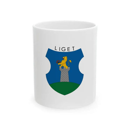 Flag of Liget (Hungary) White Coffee Mug 11oz - Go Mug Yourself