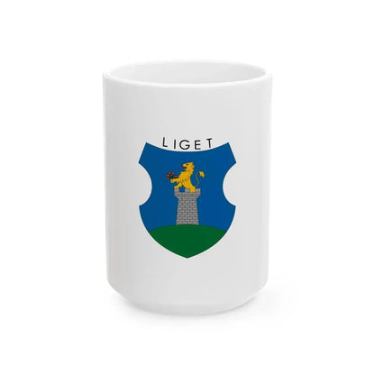 Flag of Liget (Hungary) White Coffee Mug 15oz - Go Mug Yourself