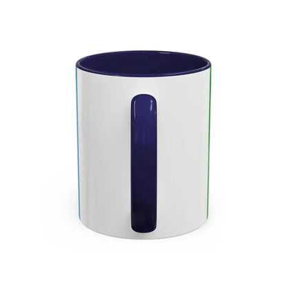 Flag of Liguria Italy - Accent Coffee Mug - Go Mug Yourself