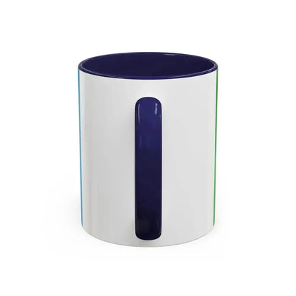 Flag of Liguria Italy - Accent Coffee Mug - Go Mug Yourself